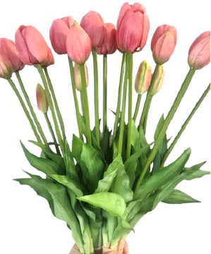 bukiet Tulipany silikonowe tulipan silikonowy