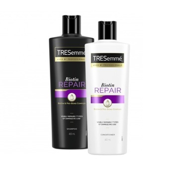 SET TRESEMME BIOTIN REPAIR SZAMPON + ODŻYWKA 400ML
