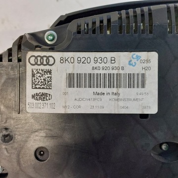 AUDI A4 B8 A5 3,2FSI PŘÍSTROJOVÁ DESKA BUDÍKY 8K0920930B MAGNETI MARELLI