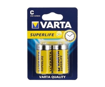 2x Bateria VARTA SUPERLIFE R14 C 1,5V cynkowa