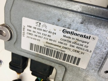 MODUL START STOP CITROEN C4 PICASSO II 9802096780