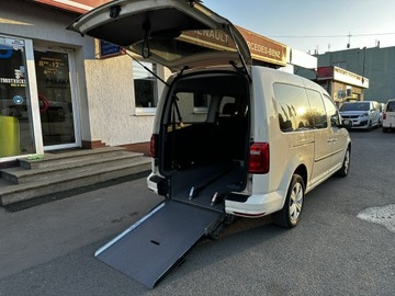 Volkswagen Caddy IV Kombi Maxi 2.0 TDI SCR BlueMotion Technology 102KM 2020 Volkswagen Caddy niepełnosprawnych rampa inwalida