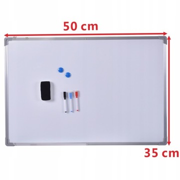 БЕЛАЯ МАГНИТНАЯ ДОСКА 50х35 см