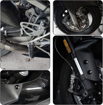 АЛЮМИНИЕВЫЕ ВИНТЫ ДЛЯ ОБТЕКТЕРОВ МОТОЦИКЛОВ 193 ШТ.