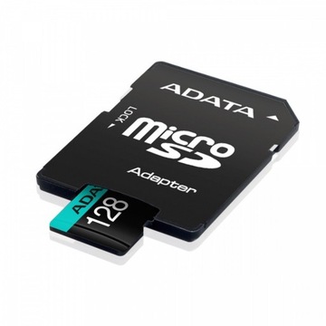 Карта памяти microSD Adata Premier Pro A2 V30 U3 C10 R100 W85 емкостью 128 ГБ