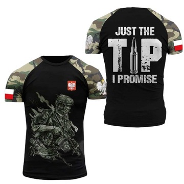 KOSZULKA MĘSKA 3D T-SHIRT ŻÓŁNIERZE POLSKA M
