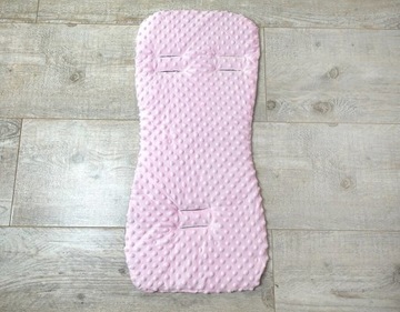 ВСТАВКА ДЛЯ КОЛЯСКИ, УНИВЕРСАЛЬНАЯ, ДВУХСТОРОННЯЯ, ХЛОПКОВЫЙ И МИНКИ ЦВЕТА