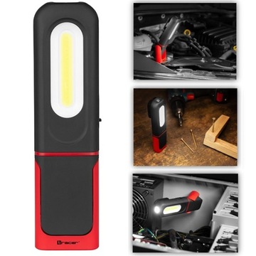 LAMPA LED WARSZTATOWA MAGNES LATARKA AKUMULATOROWA