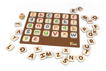 VIGA GRA 2W1 - ALFABET, MEMO, LITERKI, EDUKACYJNA
