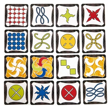 Jungle Board Game Party Cards Brown Wood Token