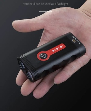 СВЕТОДИОДНАЯ ВЕЛОСИПЕДНАЯ ФАРА ПЕРЕДНЯЯ 1800LM МОЩНАЯ + ЗАДНЯЯ