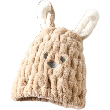 Cute Animal Style Quick-drying Shower Cap Baby Girls&Boys Wipe Hair