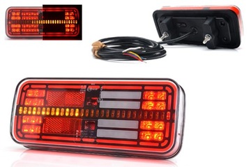 Lampa tylna LED do przyczepy lawety busa W194DD 1374DDL/P św przeciwmgielne