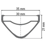 Обод DT Swiss XM 481 30 мм 29 дюймов 28 отверстий