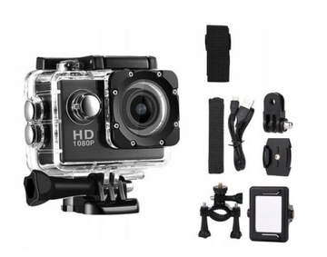 СПОРТИВНАЯ КАМЕРА FULL HD 1080P, ВОДОНЕПРОНИЦАЕМАЯ