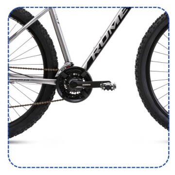 ROWER MTB GÓRSKI 29 ROMET RAMBLER R9.3 SHIMANO OŚWIETLENIE I STOPKA GRATIS