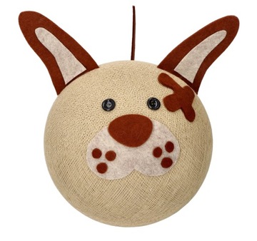 Nocna lampka stojąca Piesek CottonBall dla dzieci