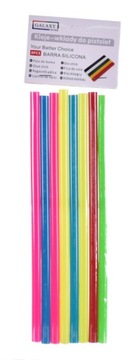 KOLOROWY Klej laski wkłady klejowe gorąco 7 mm 8sz
