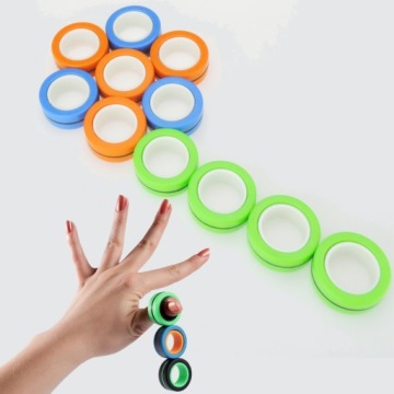 МАГНИТНЫЕ КОЛЬЦА 3 ШТ. КОЛЬЦА АНТИСТРЕСС ИГРА