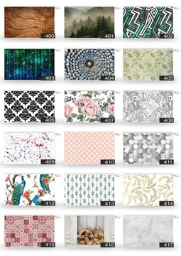 Декоративный КОВРИК для радиатора МАГНИТ по размеру, ЧЕРНЫЙ МРАМОР