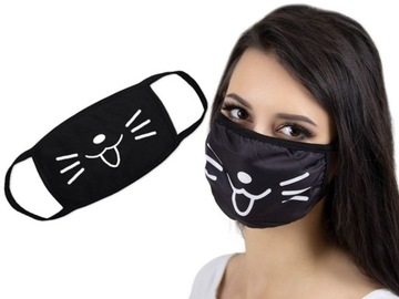 MASK BLACK многоразовая ЗАЩИТНАЯ маска для кошек
