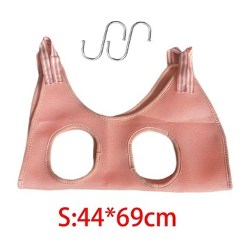 Hamak do pielęgnacji zwierząt domowych Torba przytrzymująca dla psa i kota Wielofunkcyjna Trwała S różowa