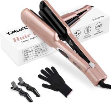 PROSTOWNICA LOKÓWKA DO WŁOSÓW 2w1 CERAMICZ LCD 60W