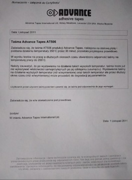 Самоклеящаяся алюминиевая лента макс. 350°C.