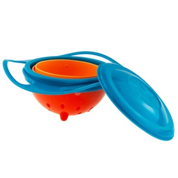 СЕРЕБРЯНАЯ ЧАША SLICK ЧАША ДЛЯ ДЕТЕЙ GYRO Bowl