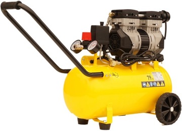 БЕЗМАСЛЯНЫЙ КОМПРЕССОР STANLEY 24л 59дБ ТИХИЙ комплект