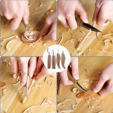 НАБОР НОЖЕЙ ДЛЯ РЕЗЬБЫ ПО ДЕРЕВУ ЛОЖКА DIY ЛУЧШИЙ ПОДАРОК ​​ДЛЯ ДЕТЕЙ