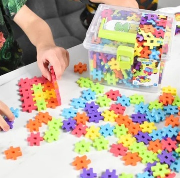 СТРОИТЕЛЬНЫЕ БЛОКИ Вафли MELI Basic Travel Box 250 шт. в коробке