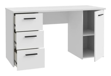 Письменный стол с ящиками NET106 MT311 Белый, мебель FORTE