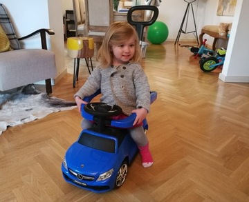 4в1 Mercedes INTERACTIVE PUSH RIDER для годовалого ребенка