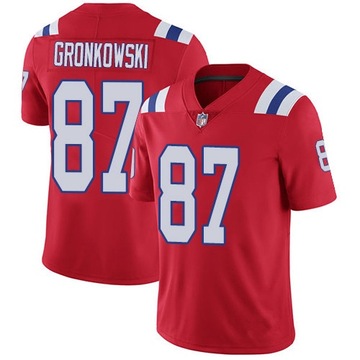 Koszulka z koszulką England Patriots Jersey nr 87 Gronkowski Legend Jersey