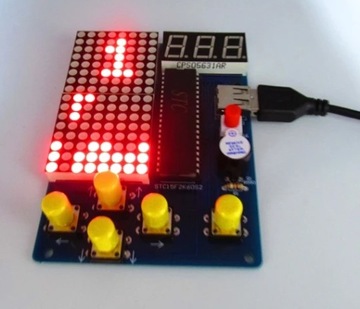 Электронная игра ТЕТРИС для сборки + кейс своими руками