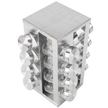 SPICE ROUND Подставка для специй 20 шт. ОРГАНАЙЗЕР для специй + наклейки