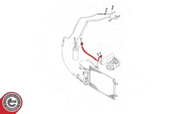 AUDI A4 B5 A6 C5 1.6 1.8 1.9 TDI PŘÍVOD KLIMATIZACE 8D0260704R