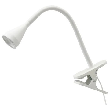 IKEA NAVLINGE lampka reflektor z klamrą LED biały