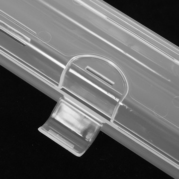 Podróżne etui na słomkę, przezroczyste plastikowe pojemniki, małe