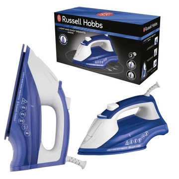 ŻELAZKO PAROWE RUSSELL HOBBS 2400 W CERAMICZNA STOPA PRASOWANIE W PIONIE