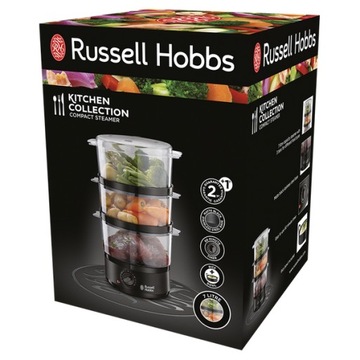 Russell Hobbs 26530-56 Kompaktowy parowar Matte Black