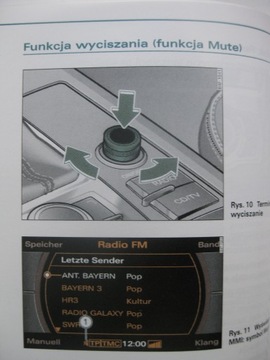 Audi A6 C6 MMI instrukcja nawigacji Audi Q7 MMI PL