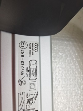STŘEŠNÍ NOSIČ STŘEŠNÍ KUFR AUDI Q5 II 80A ORIGINÁLNÍ OE ASO NOVÉ