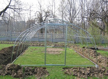 Туннель фольгированный ПРОФИ, оцинкованный, 720x385x205см, пленка UV4