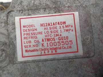MAZDA 6 GG GH 1.8 2.0 16V LF КОМПРЕССОР КОНДИЦИОНЕРА H12A1AF4DW