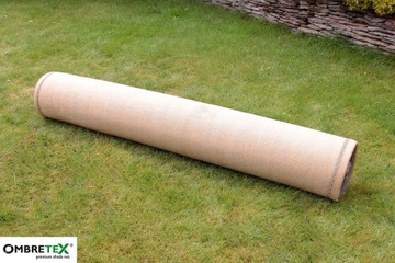 ТЕНЕВАЯ ТРИКОТАЖНАЯ СЕТКА ЗАБОРА ПОКРЫТИЕ БАЛКОННЫЙ ЗАБОР 1,7х10м БЕЖЕВЫЙ