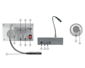 Кассовый домофон / оконное устройство ГРОМКО