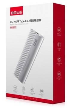 Твердотельный накопитель M.2 NGFF USB-C 3.2, 6 Гбит/с, отсек для диска