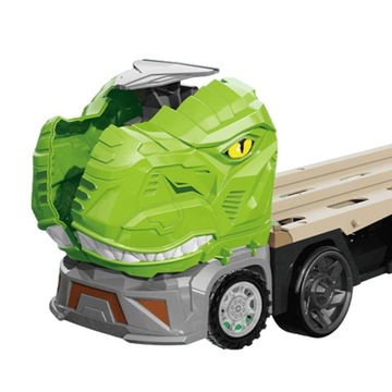 НАБОР ГОНОЧНОЙ ТРАССЫ ГРУЗОВИК ДИНОЗАВР ЗВУКОВЫЕ ЭФФЕКТЫ МАШИНЫ